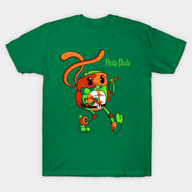 Party Dude T-Shirt by Pinteezy